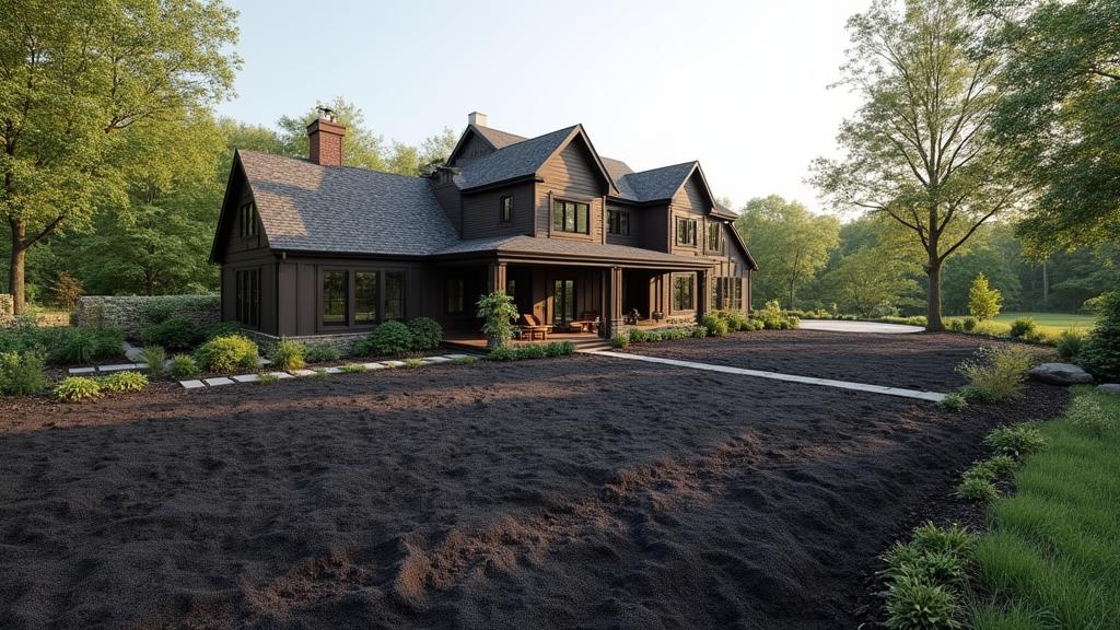 Чернозем на участке