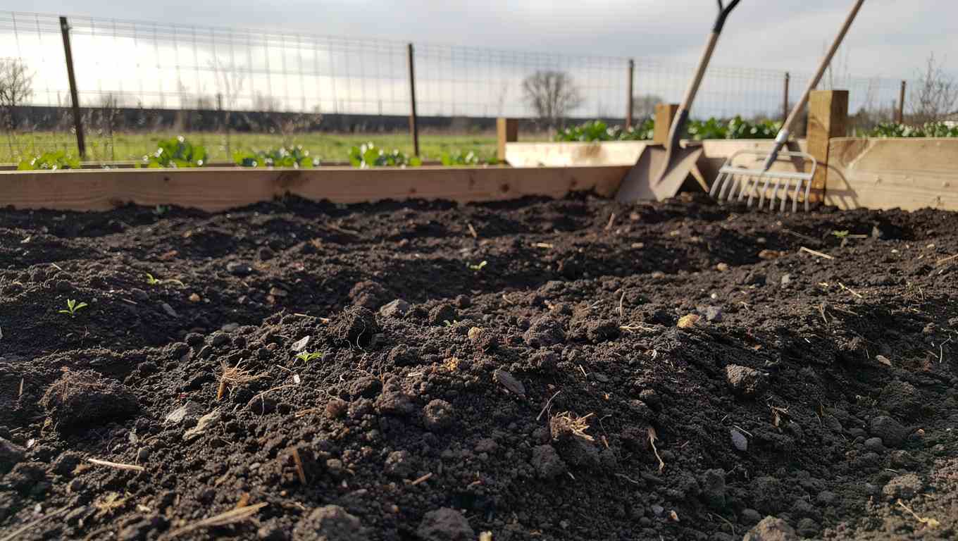 Чернозем в огороде